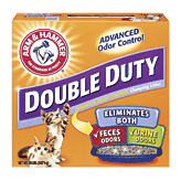 Arm & Hammer Double Duty clumping cat litter, eliminates both feces odor and urine odors Full-Size Picture